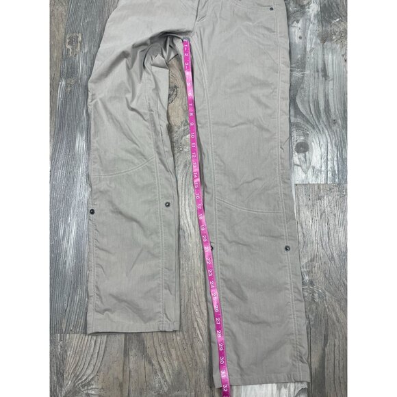Kuhl Womens Splash Metro Roll Up Pants 6 Regular Khaki Outdoor Hiking - Picture 13 of 13